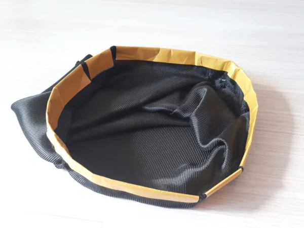 Black RF Fabric, boosterbag